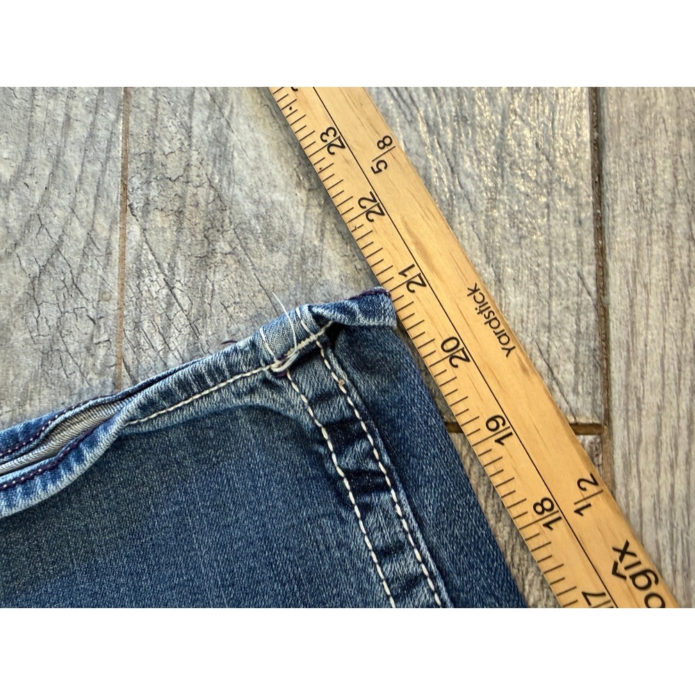 Vigoss Chelsea Capri Jeans 16 x 21 Embellished Distressed Denim 16x21 Jean Crop - Picture 9 of 12